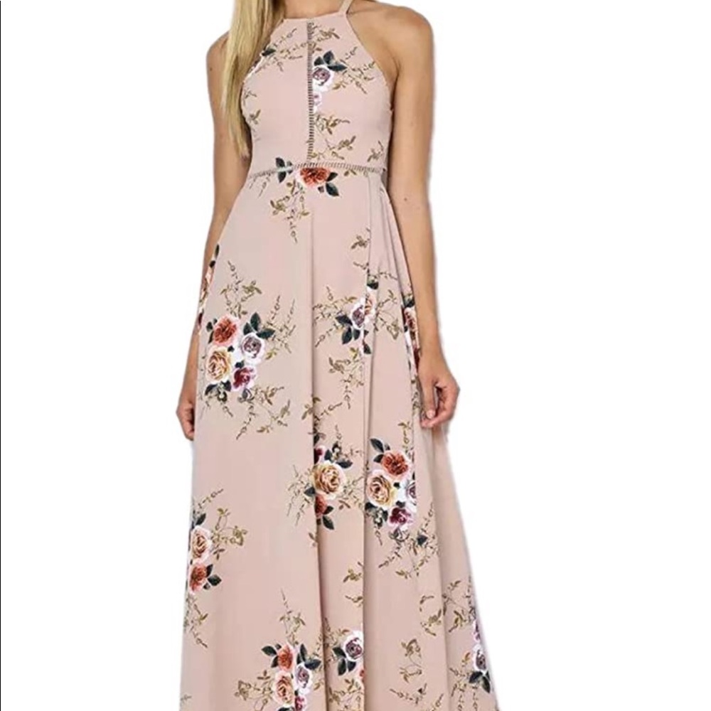 Split Floral Off-Shoulder Beach Party Maxi Dress